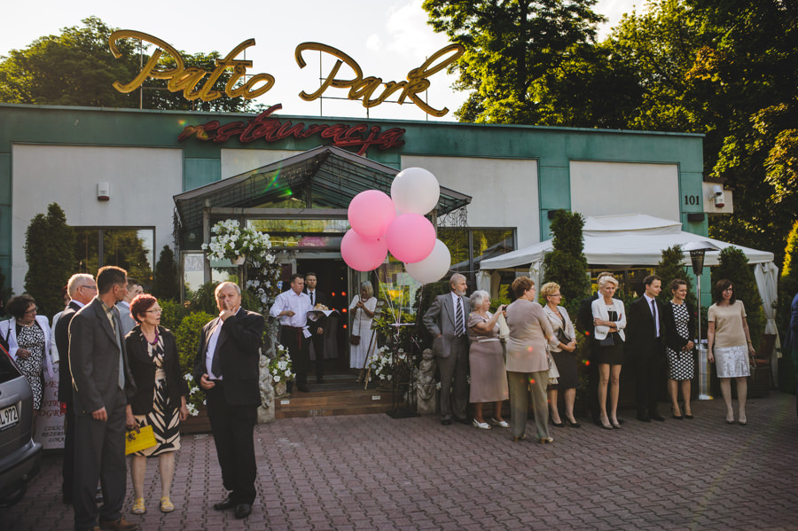 fotografia slubna katowice, wesele w patio park