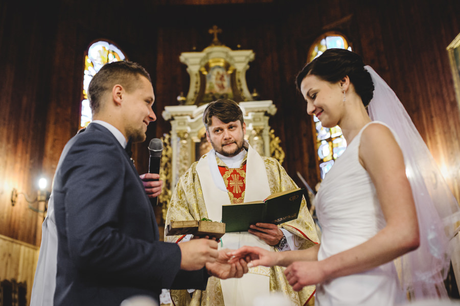 wysowa zdrój slub, ceremonia