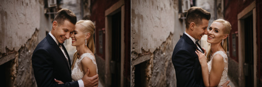 sesja slubna na slowenii, plener zagraniczny, plener slubny w piranie