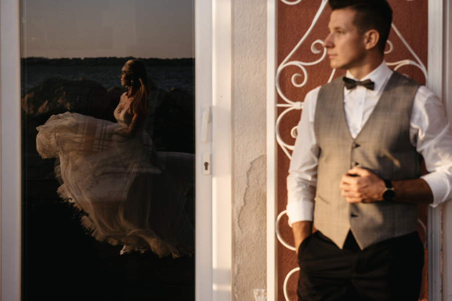 sesja slubna na slowenii, plener zagraniczny, plener slubny w piranie