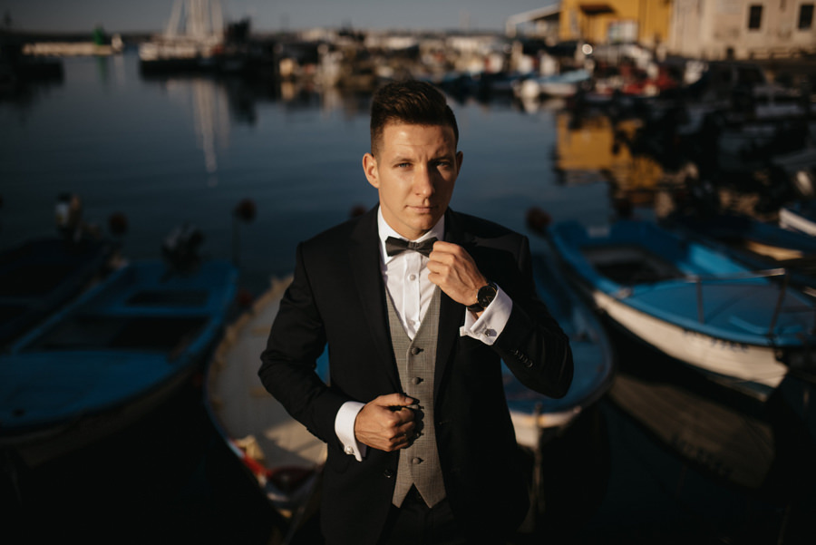 sesja slubna na slowenii, plener zagraniczny, plener slubny w piranie