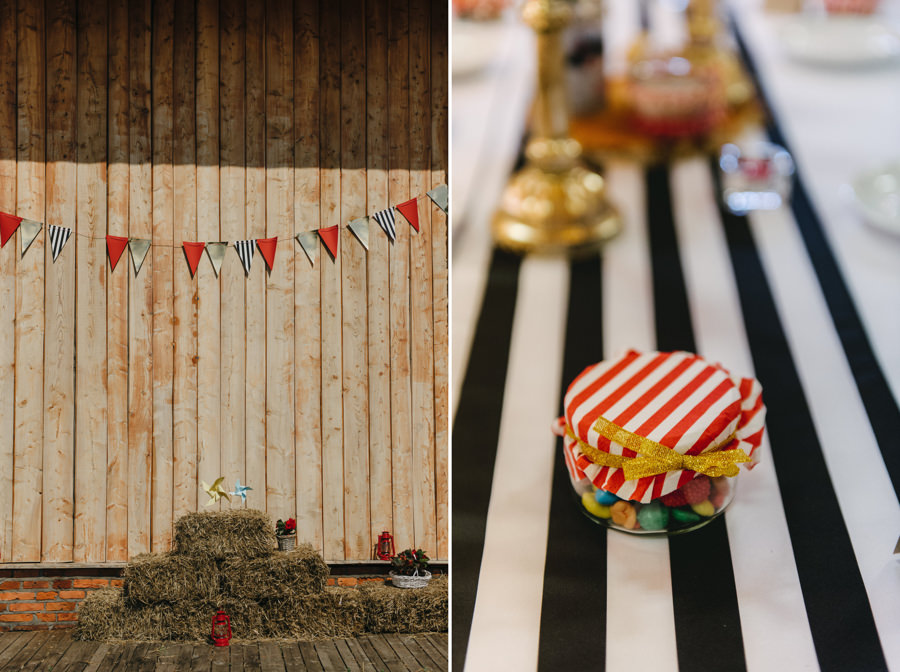 vintage circus, stary cyrk, slow wedding, motyw starego cyrku, slub w plenerze, slub plenerowy, slub w stodole, wesele w stodole, wesele w stylu slow wedding, cyrk, reportaz slubny, zdjecia slubne