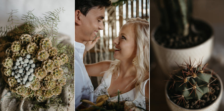 sesja ślubna, stylizowana sesja ślubna, sesja boho, sesja w szklarni, sesja plenerowa na pustyni, zimowa sesja ślubna, jura krakowsko częstochowska, minerały, bukiet ślubny, 