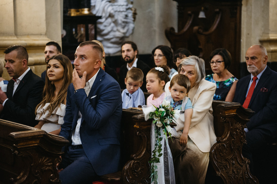 nietypowy ślub w Krakowie, fotografia ślubna Kraków, wesele w hotelu niebieskim w Krakowie, ślub na Skałce