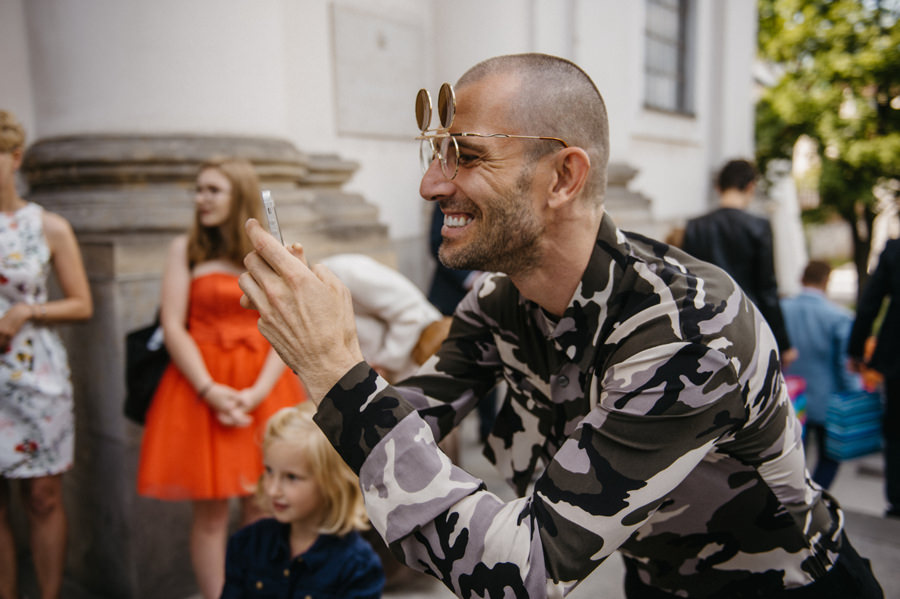 nietypowy ślub w Krakowie, fotografia ślubna Kraków, wesele w hotelu niebieskim w Krakowie, ślub na Skałce