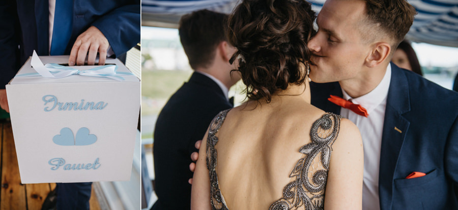 nietypowy ślub w Krakowie, fotografia ślubna Kraków, wesele w hotelu niebieskim w Krakowie, ślub na Skałce, rejs po wiśle