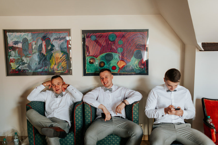 drużbowie pana młodego