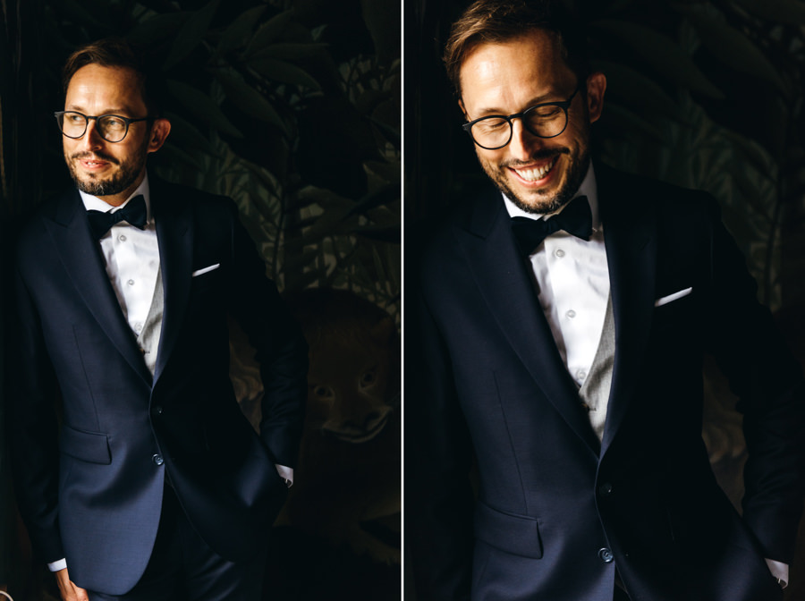 portret pana młodego przed ślubem