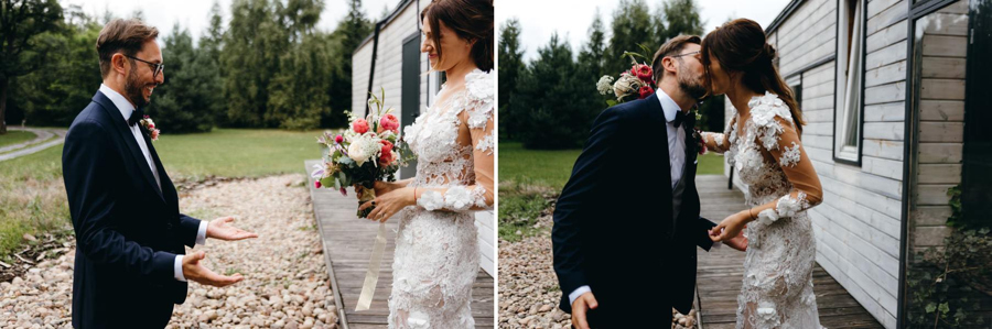 first look, spotkanie pary młodej, emocje, miłość, radość