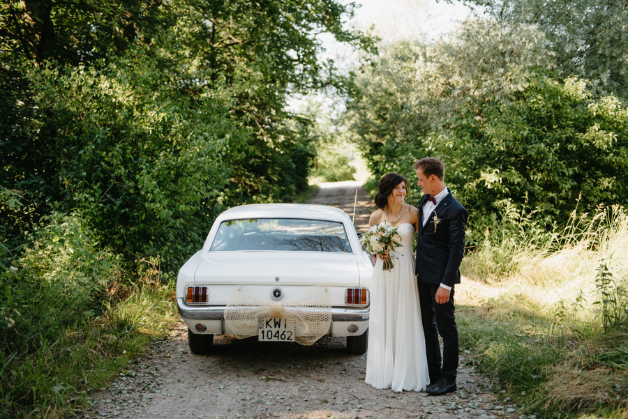 ford mustang, auta do ślubu, samochód do ślubu, stylowe auto