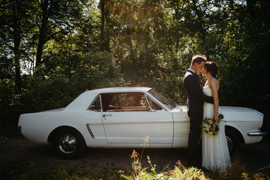 ford mustang, auta do ślubu, samochód do ślubu, stylowe auto