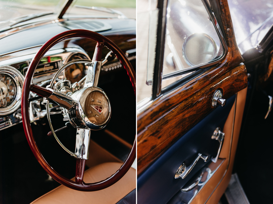 wnętrze hudsona, samochód do ślubu