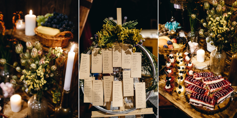 stodoła w kąśnej, rustykalne wesele, wesele w stodole, dekoracje ślubne