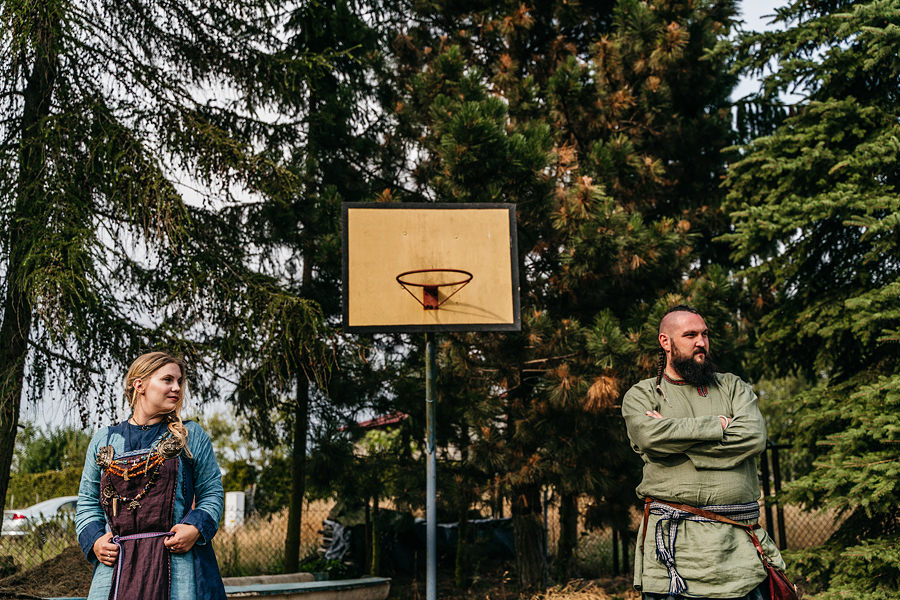 sesja slubna wyspa wolin nietypowy plener slubny