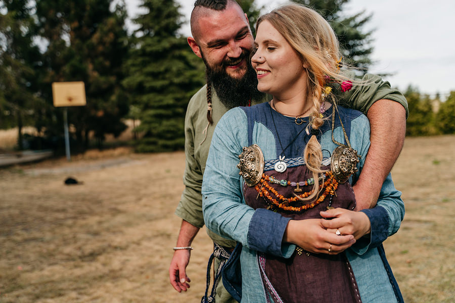 sesja slubna wyspa wolin nietypowy plener slubny