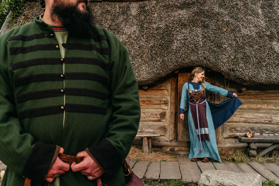 sesja slubna wyspa wolin nietypowy plener slubny