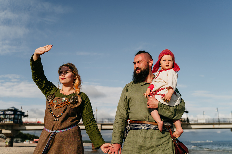 sesja slubna wyspa wolin nietypowy plener slubny