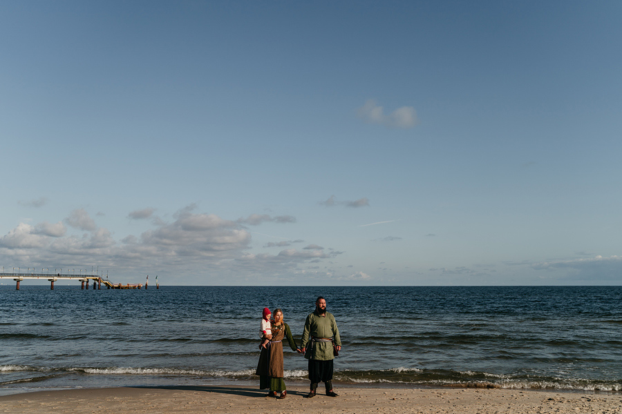 sesja slubna wyspa wolin nietypowy plener slubny