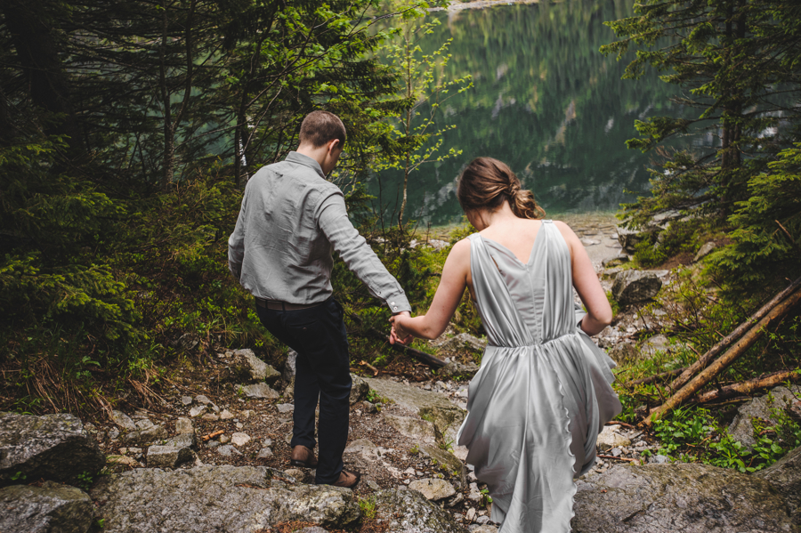 Elopement w Polsce, ślub w górach, ślub nad morskim okiem