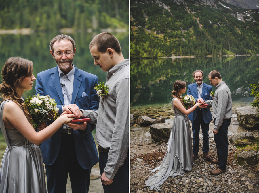 Elopement w Polsce, ślub w górach, ślub nad morskim okiem