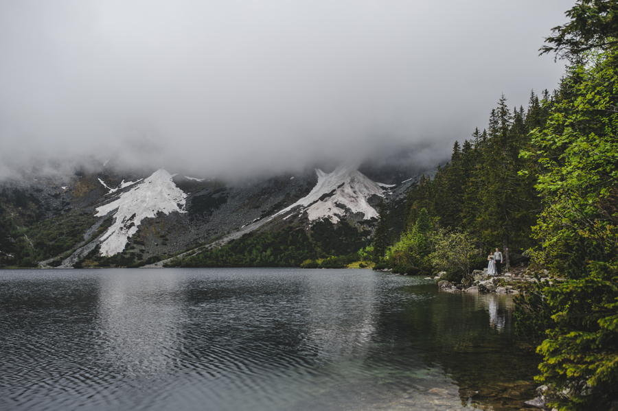 Elopement w Polsce, ślub w górach, ślub nad morskim okiem