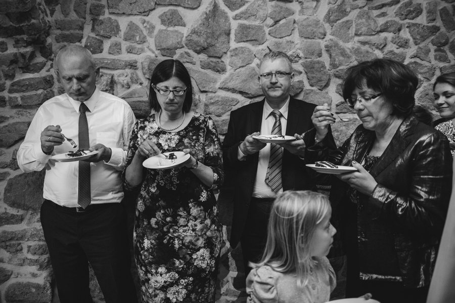 tort jedzenie goscie 