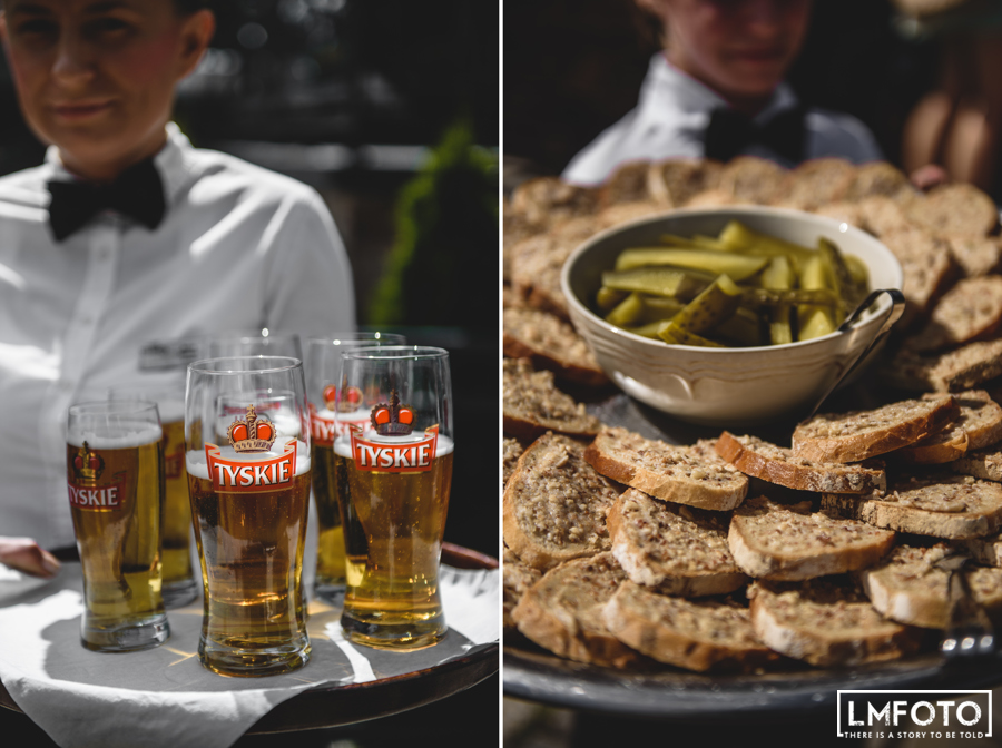 piwo chleb smalec jedzenie