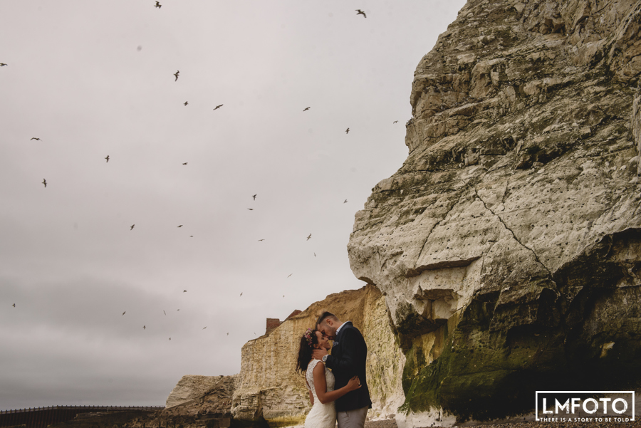 anglia skaly ptaki para mloda