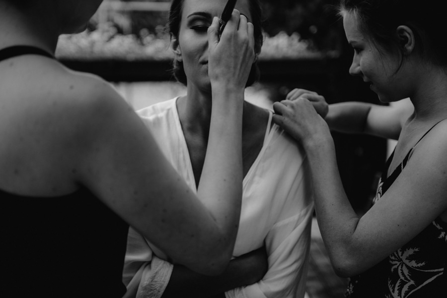 przygotowania makijaz