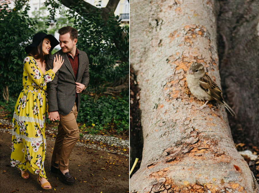 wrobel para mloda sesja narzeczenska