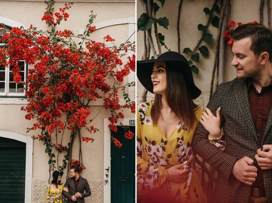 drzewo kapelusz czerwony kolor