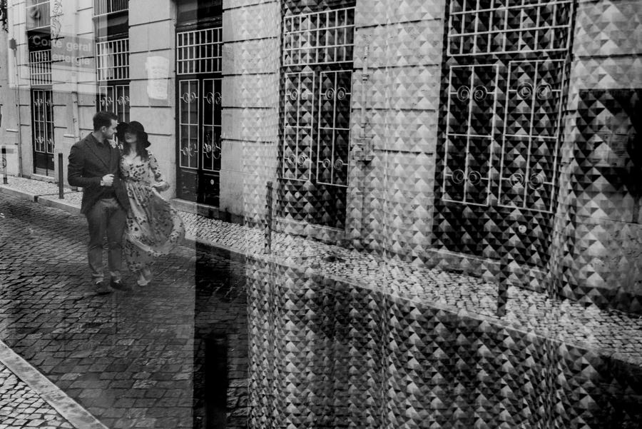 odbicia refleksy szyba