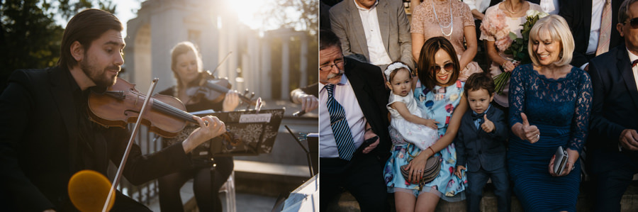 kwartet smyczkowy, Ślub plenerowy w Warszawie