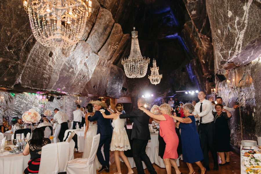 wesele w kopalni. kopalnia soli w wieliczce