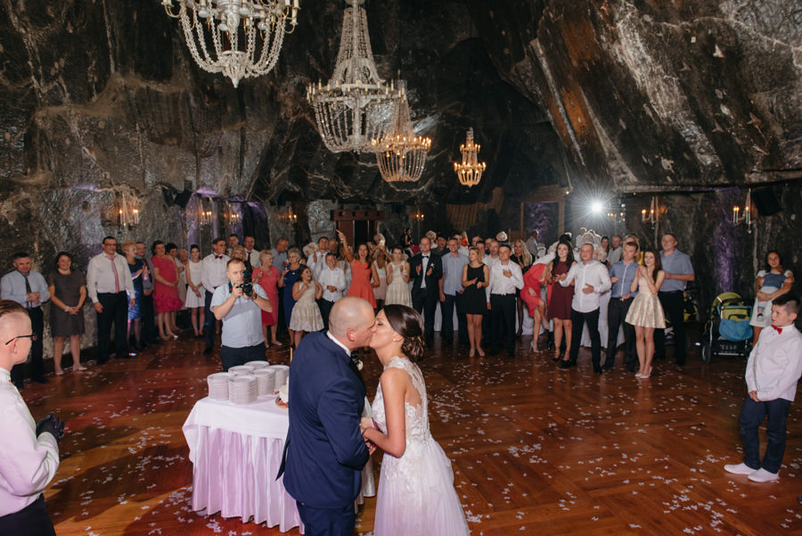 wesele w kopalni. kopalnia soli w wieliczce