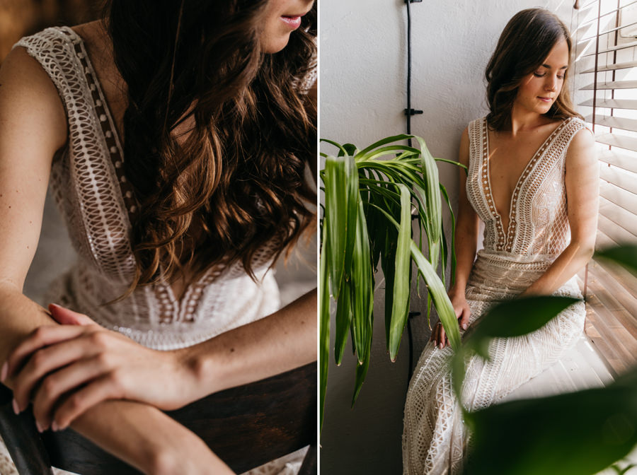 sesja wśród roślin, plener w Warszawie