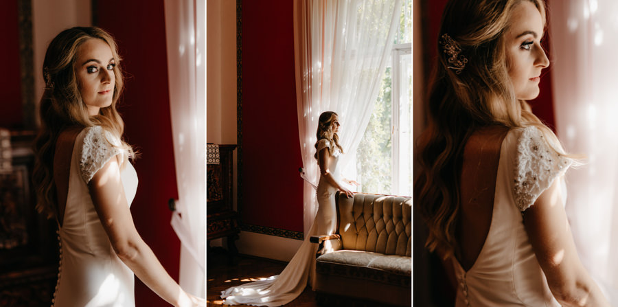 sesja w dniu ślubu, pałac żeleńskich grodkowice, wesele w plenerze