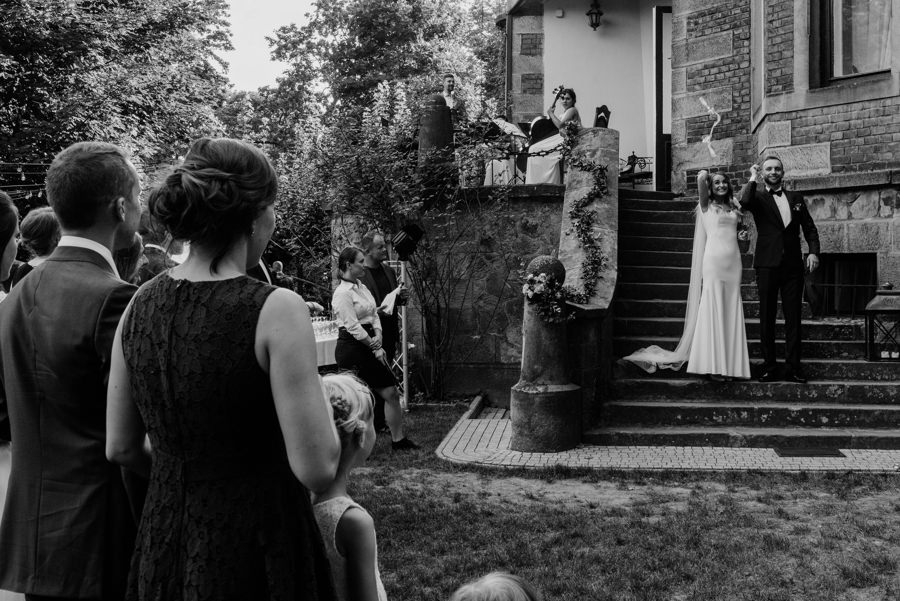 sesja w dniu ślubu, pałac żeleńskich grodkowice, wesele w plenerze