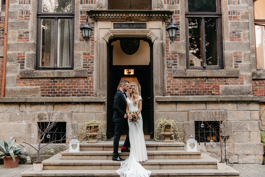 sesja w dniu ślubu, pałac żeleńskich grodkowice, wesele w plenerze