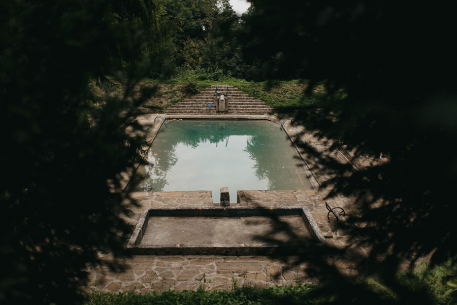 willa tadeusz, rustykalny ślub, wesele przy basenie