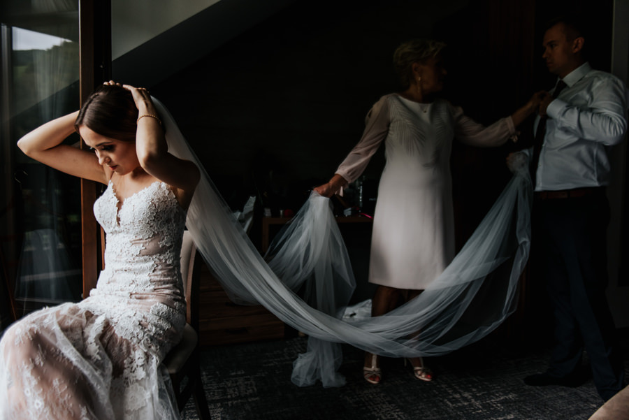 przygotowania panny młodej w willa poprad