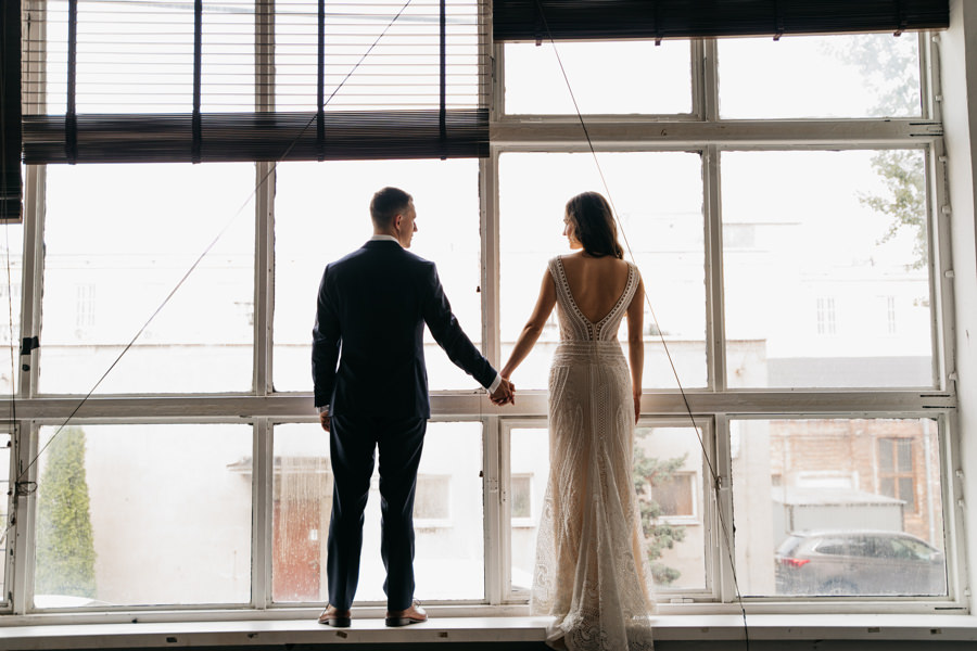 sesja w studiu, rolety