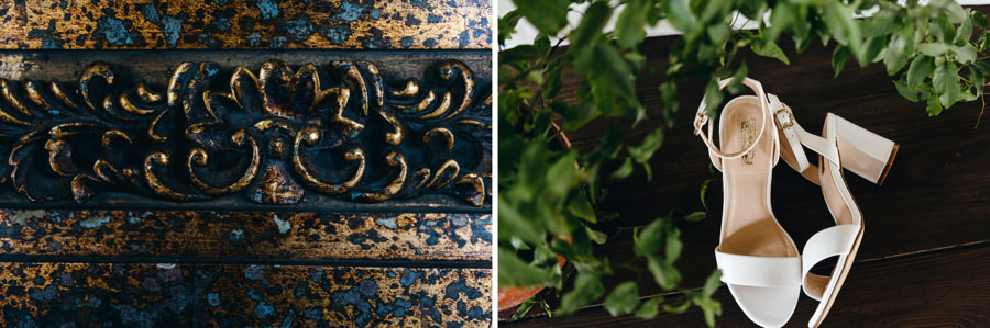 detale ślubne, ślub w villa love, buty do ślubu