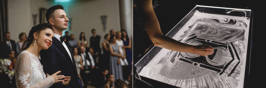 atrakcje na wesele, historia malowana piaskiem