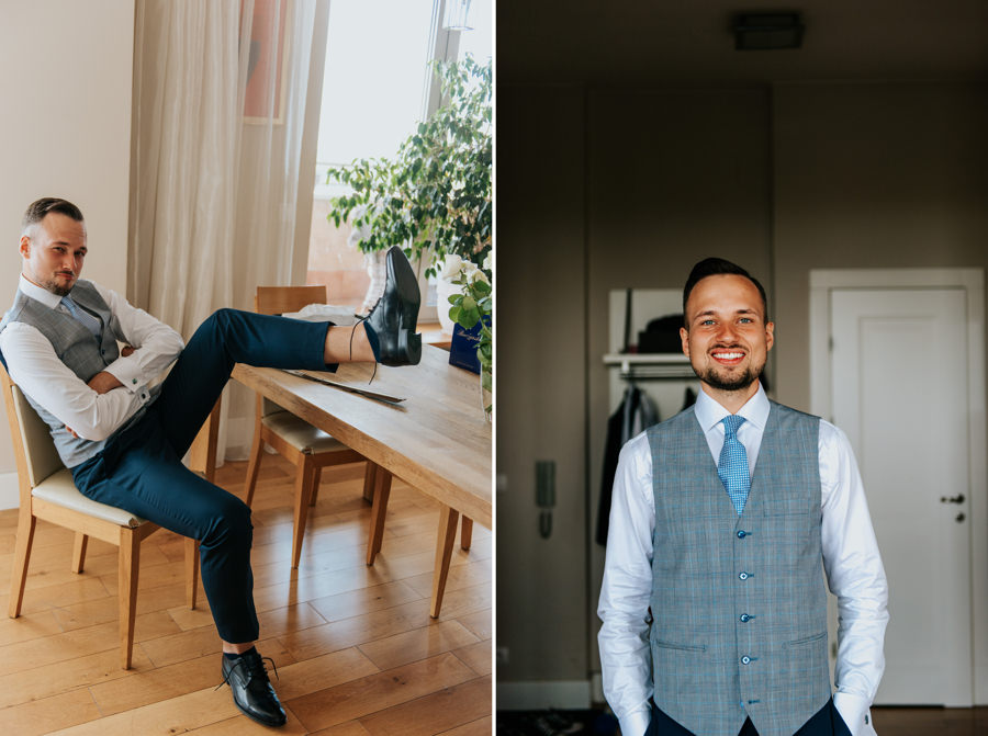 portret pana młodego