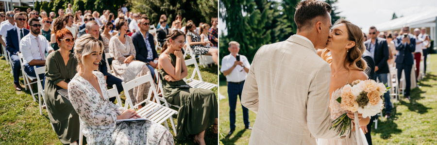 ogrod w brzoskiwni, slub w krakowie, krakow zdjecia, wesele plenerowe, para mloda