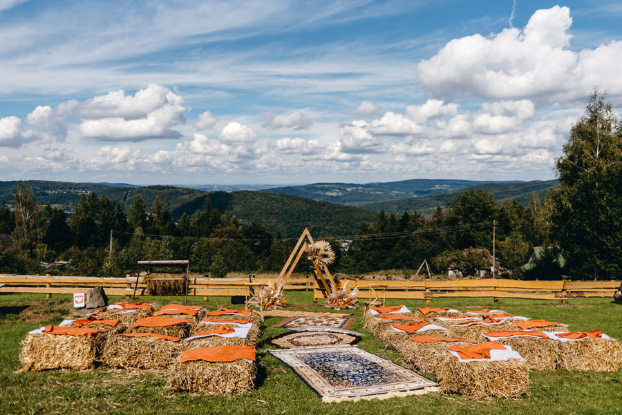 wesele w stylu boho, slub w plenerze, boho dodatki slubne