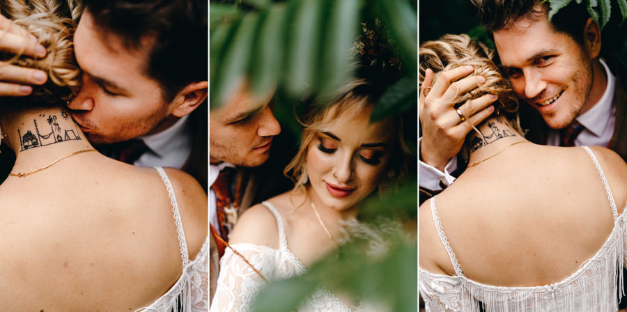 wesele w stylu boho, slub w plenerze, suknia slubna boho marta trojanowska